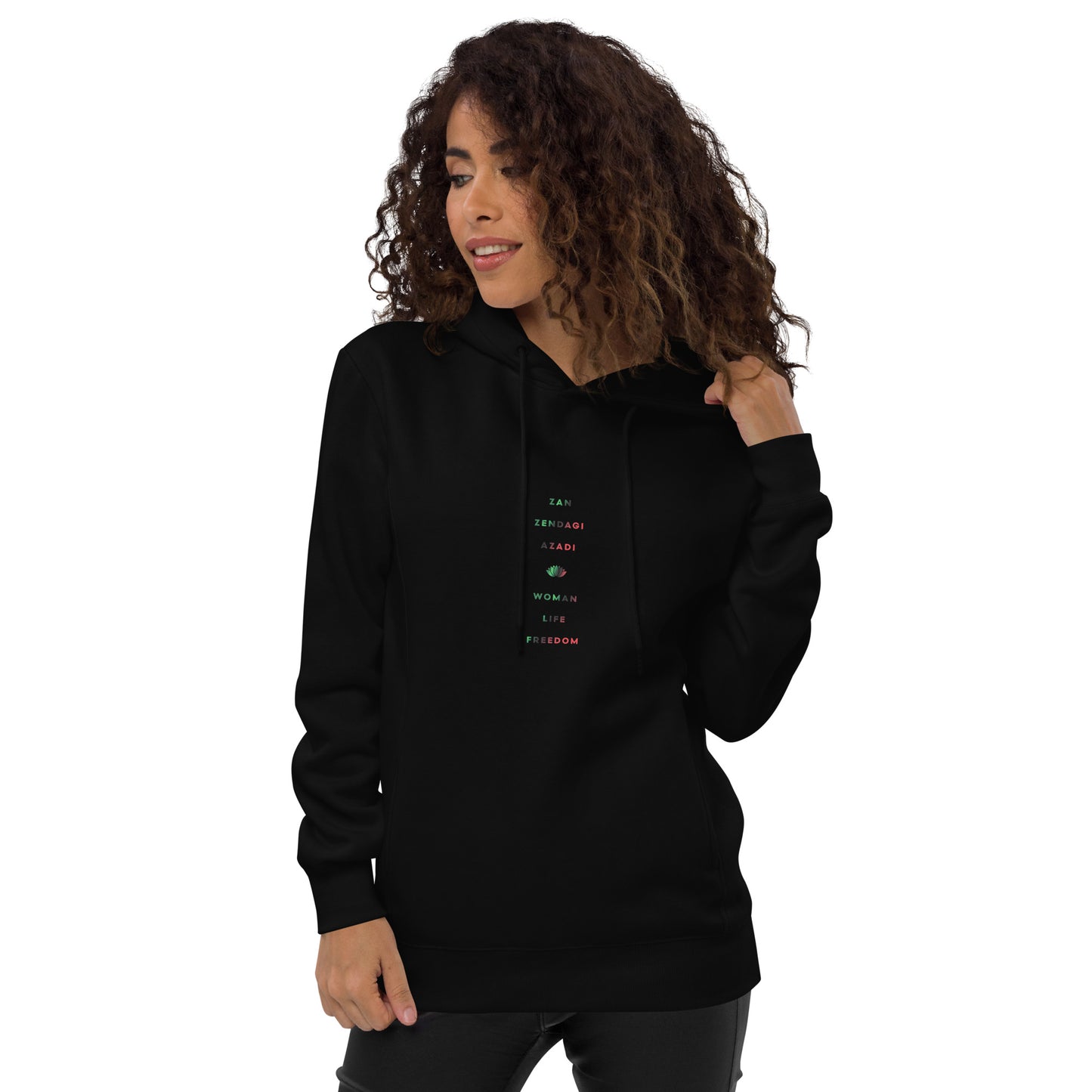 ZAN ZENDAGI AZADI | Unisex Slim Fit Hoodie