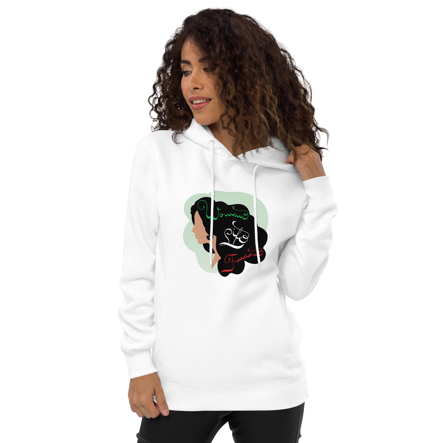 WOMAN LIFE FREEDOM II | Unisex Slim Fit Hoodie