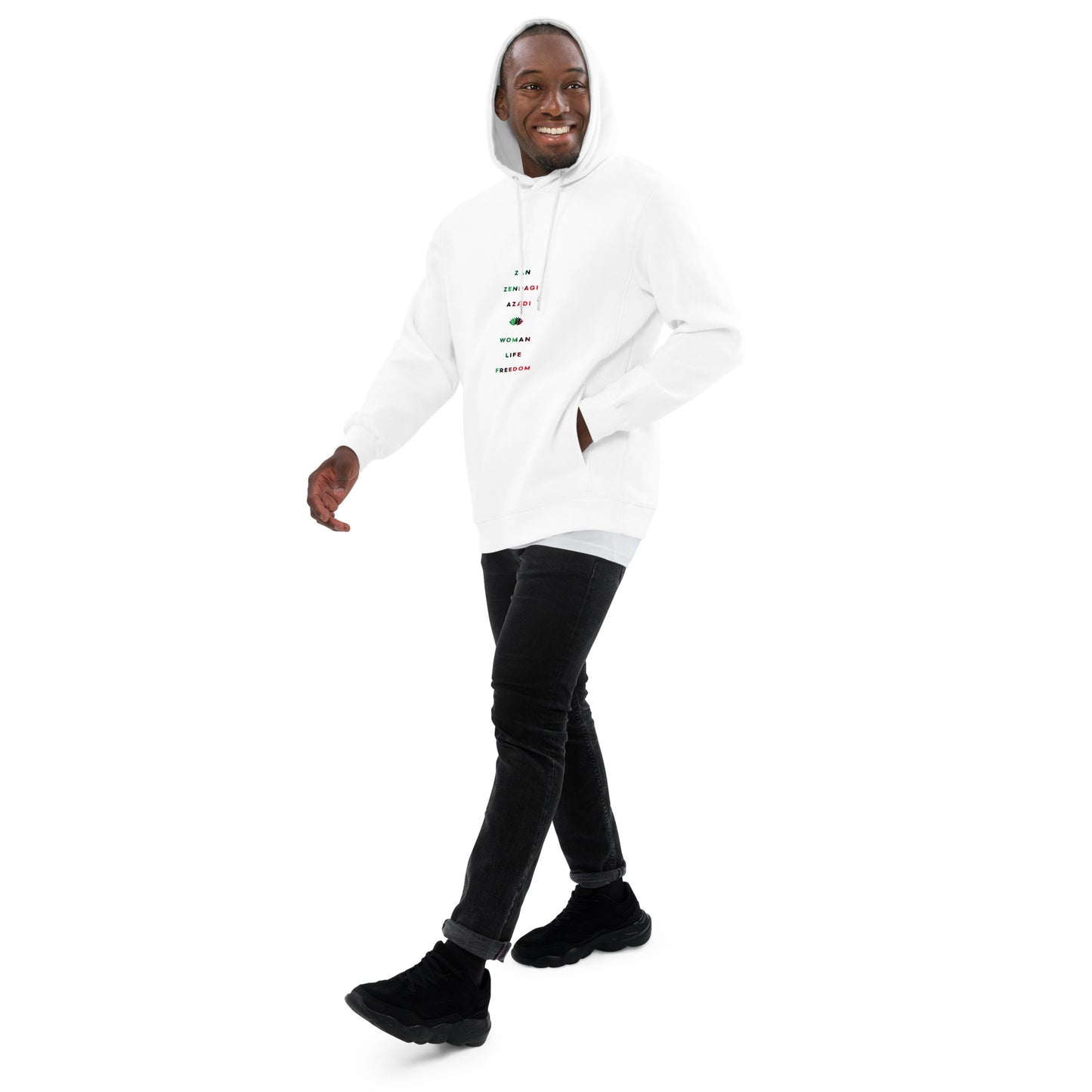 ZAN ZENDAGI AZADI | Unisex Slim Fit Hoodie