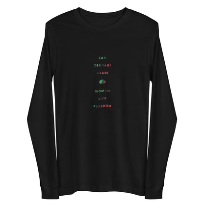 ZAN ZENDAGI AZADI | Unisex Long Sleeve Tee