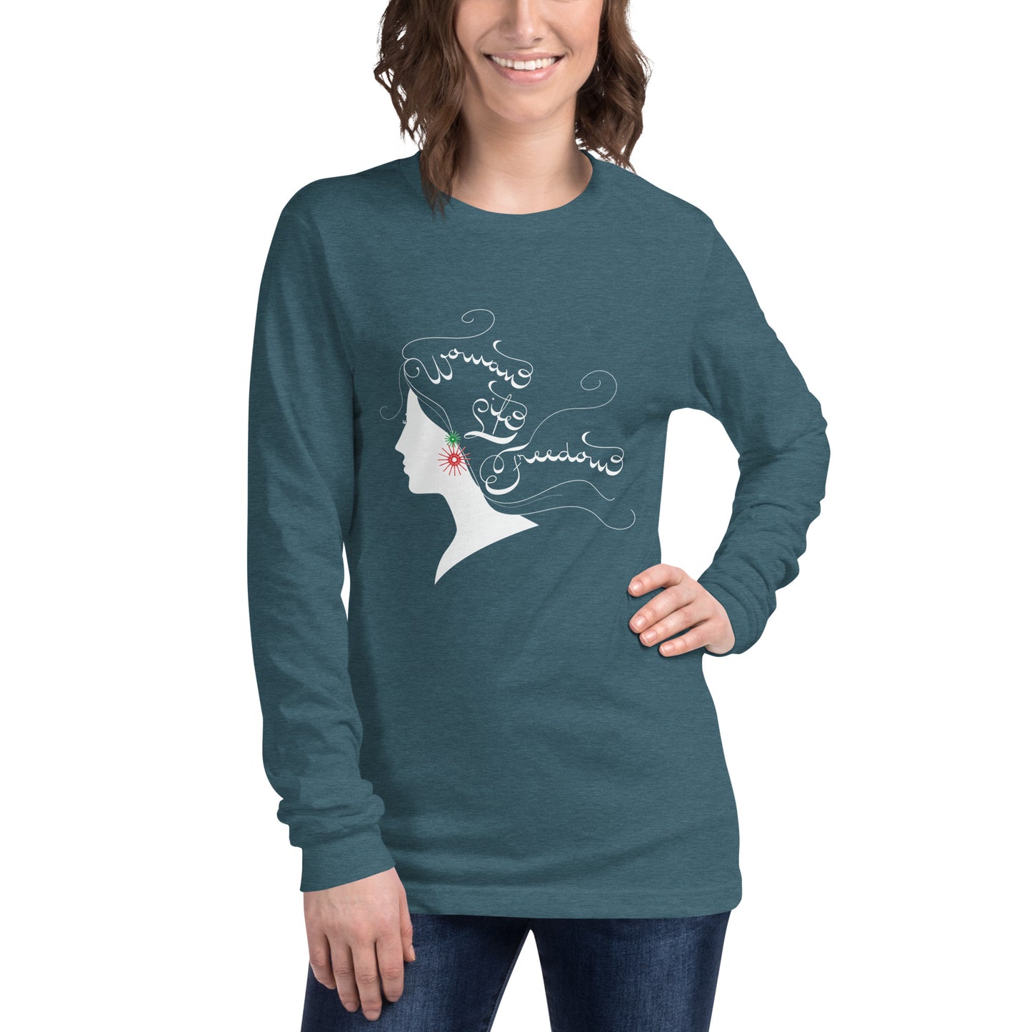 WOMAN LIFE FREEDOM | Unisex Long Sleeve Tee